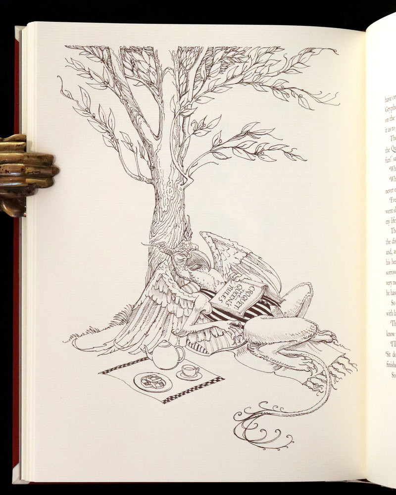 2016 Scarce Signed Limited First Edition - Alice's Adventures in Wonderland by Charles van Sandwyk.