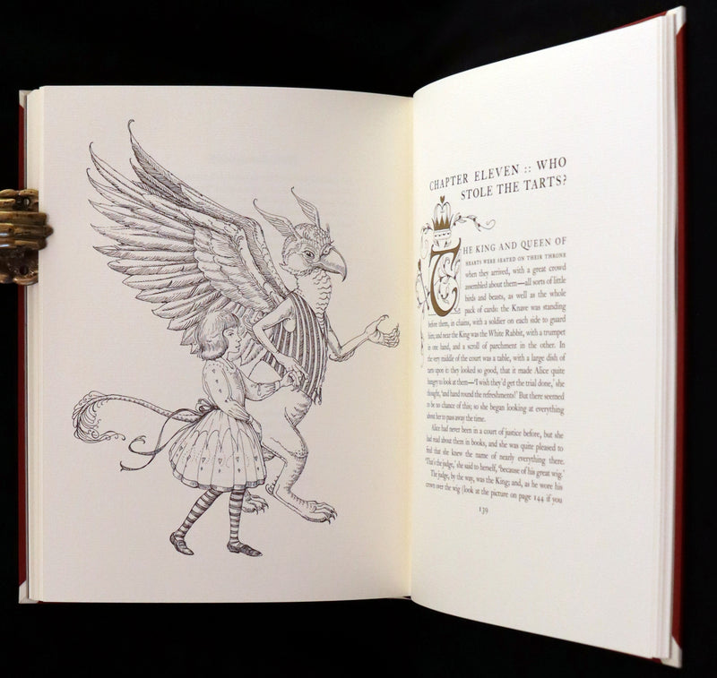 2016 Scarce Signed Limited First Edition - Alice's Adventures in Wonderland by Charles van Sandwyk.