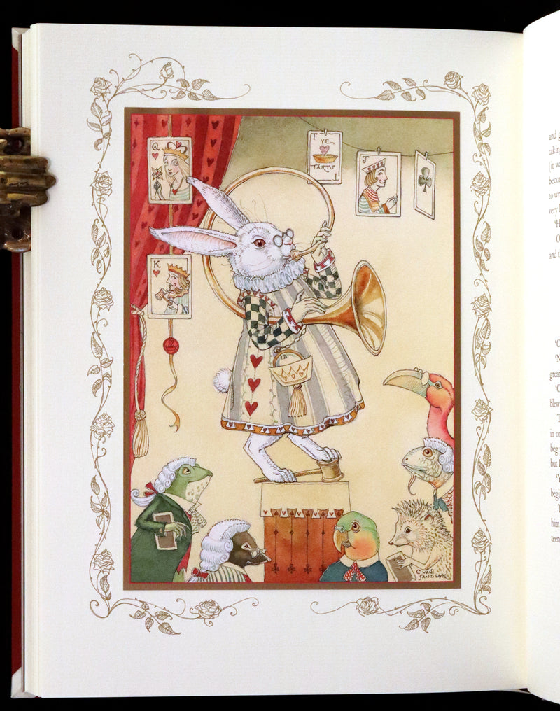 2016 Scarce Signed Limited First Edition - Alice's Adventures in Wonderland by Charles van Sandwyk.