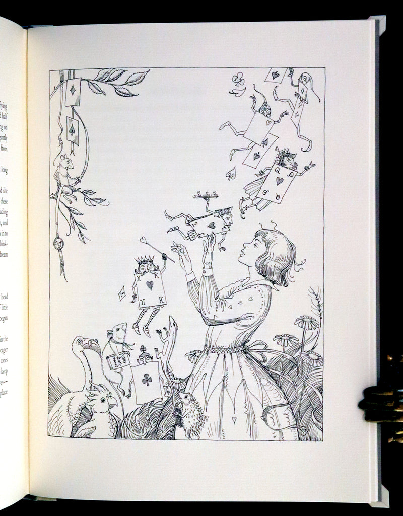 2016 Scarce Signed Limited First Edition - Alice's Adventures in Wonderland by Charles van Sandwyk.