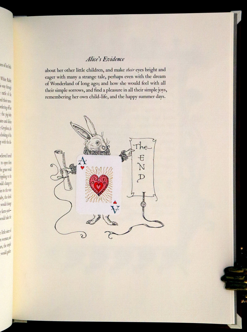 2016 Scarce Signed Limited First Edition - Alice's Adventures in Wonderland by Charles van Sandwyk.