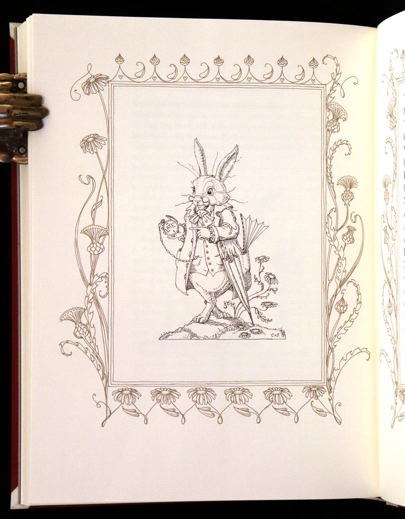2016 Scarce Signed Limited First Edition - Alice's Adventures in Wonderland by Charles van Sandwyk.