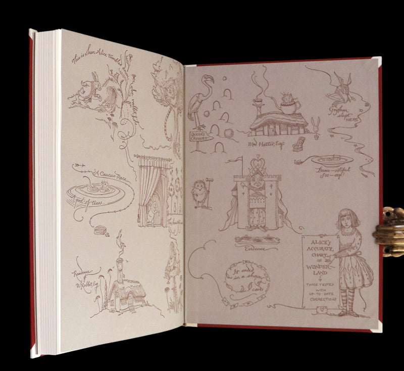 2016 Scarce Signed Limited First Edition - Alice's Adventures in Wonderland by Charles van Sandwyk.