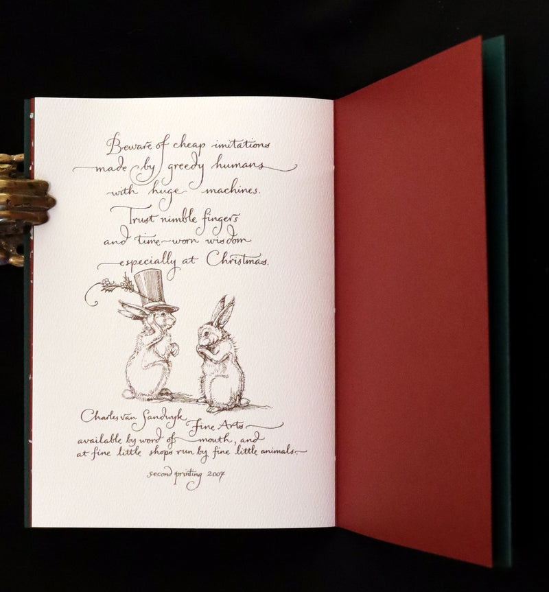 2007 Rare Edition - Mr. Rabbit's Christmas Wish Translated for Humans by Charles van Sandwyk.
