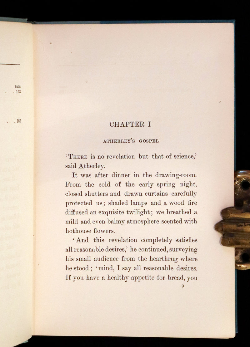 1891 Rare First Edition - Ghost Story - Cecilia De Noel by Lanoe Falconer, pseudonym of Mary Elizabeth Hawker.