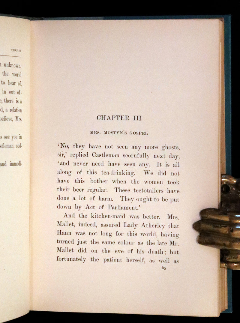 1891 Rare First Edition - Ghost Story - Cecilia De Noel by Lanoe Falconer, pseudonym of Mary Elizabeth Hawker.
