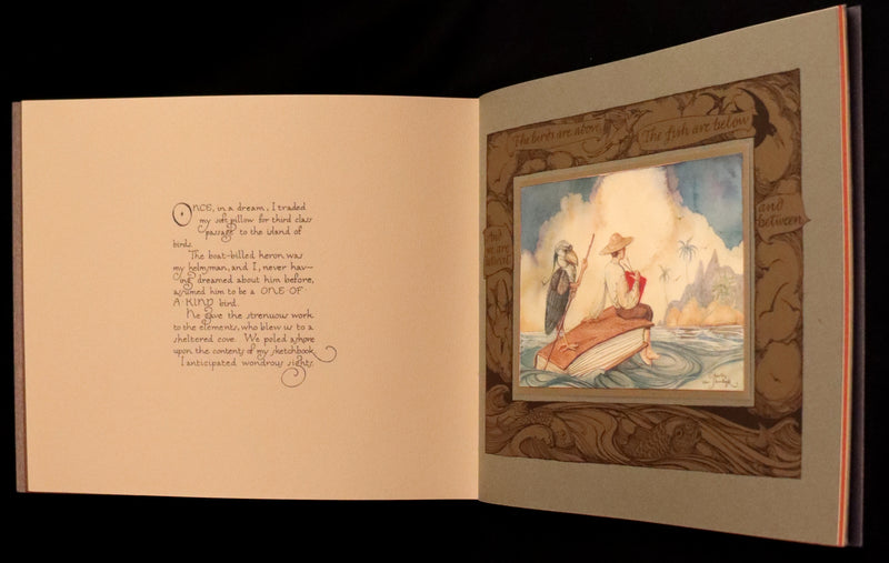 2005 Rare Signed First Edition - Sketches from the Dream Island of Birds by Charles van Sandwyk.