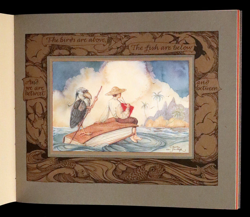 2005 Rare Signed First Edition - Sketches from the Dream Island of Birds by Charles van Sandwyk.