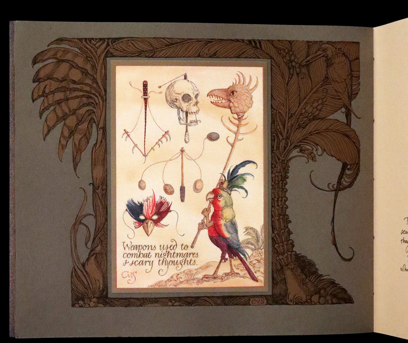 2005 Rare Signed First Edition - Sketches from the Dream Island of Birds by Charles van Sandwyk.