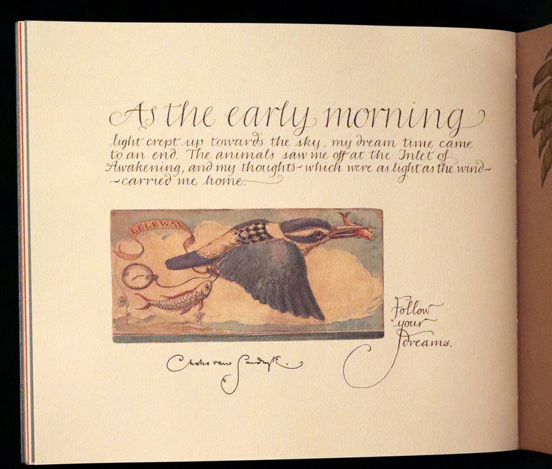 2005 Rare Signed First Edition - Sketches from the Dream Island of Birds by Charles van Sandwyk.