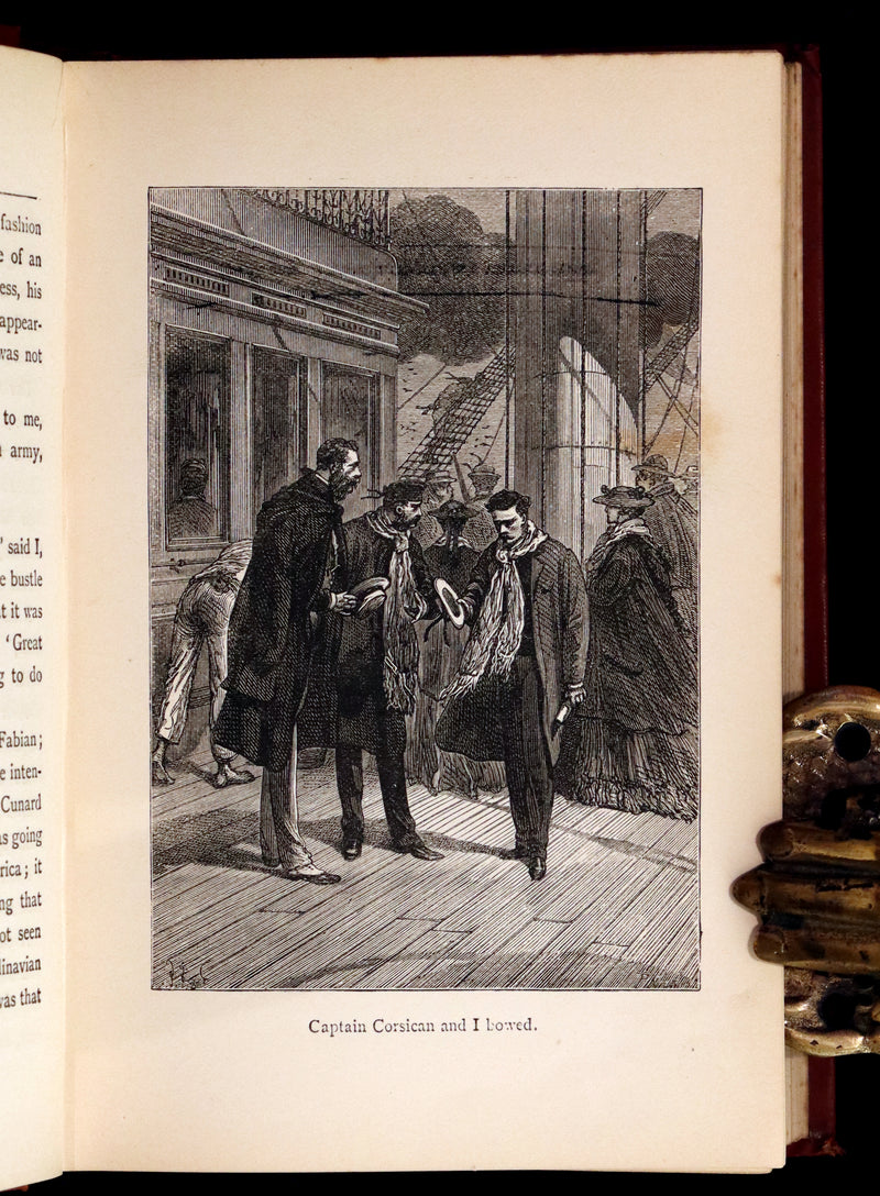 1895 Rare Edition of Jules Verne's Book - A Floating City and the Blockade Runners