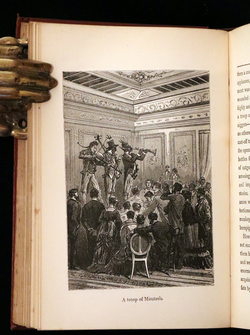 1895 Rare Edition of Jules Verne's Book - A Floating City and the Blockade Runners