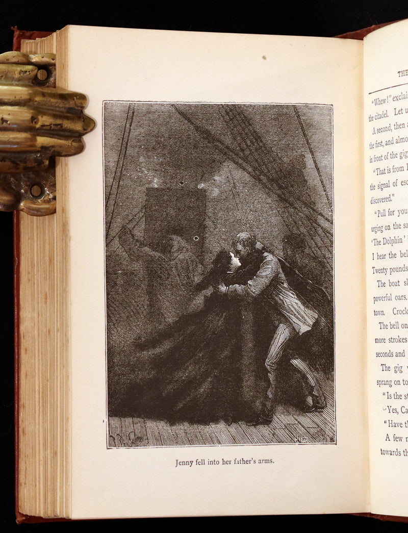 1895 Rare Edition of Jules Verne's Book - A Floating City and the Blockade Runners