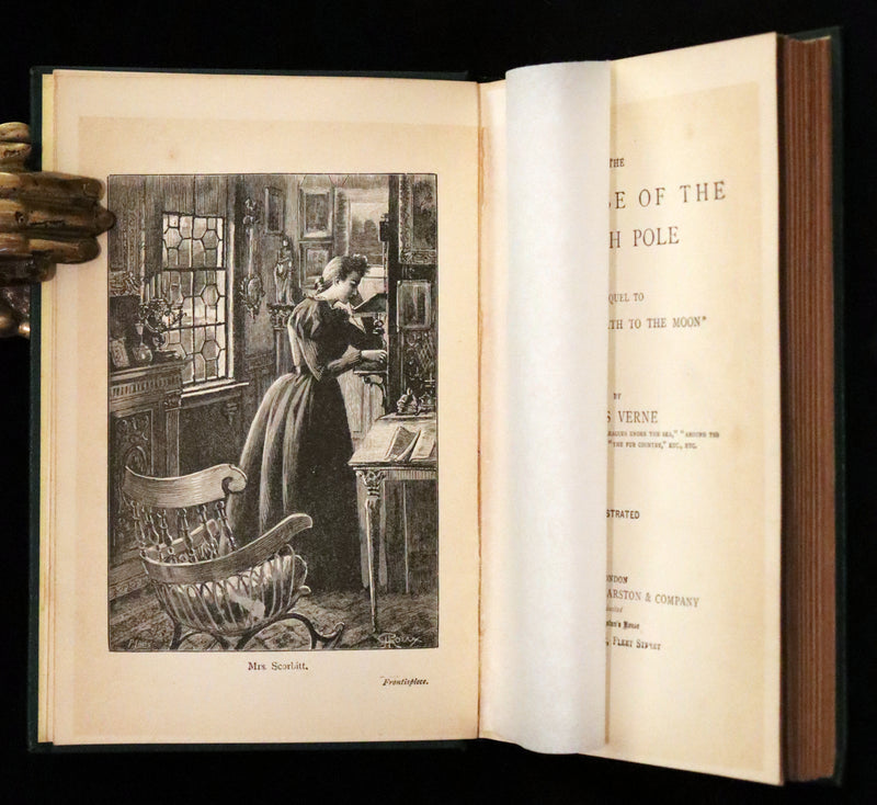 1894 Rare Book - The Purchase of the North Pole by Jules Verne. Illustrated.