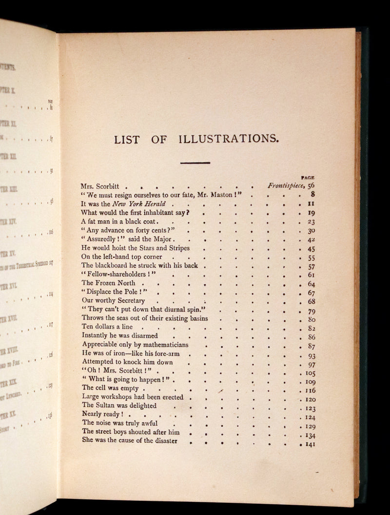 1894 Rare Book - The Purchase of the North Pole by Jules Verne. Illustrated.