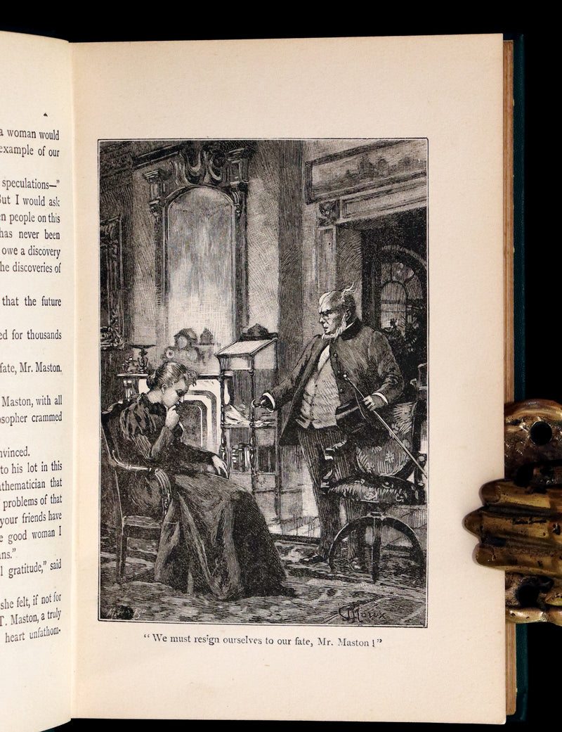 1894 Rare Book - The Purchase of the North Pole by Jules Verne. Illustrated.