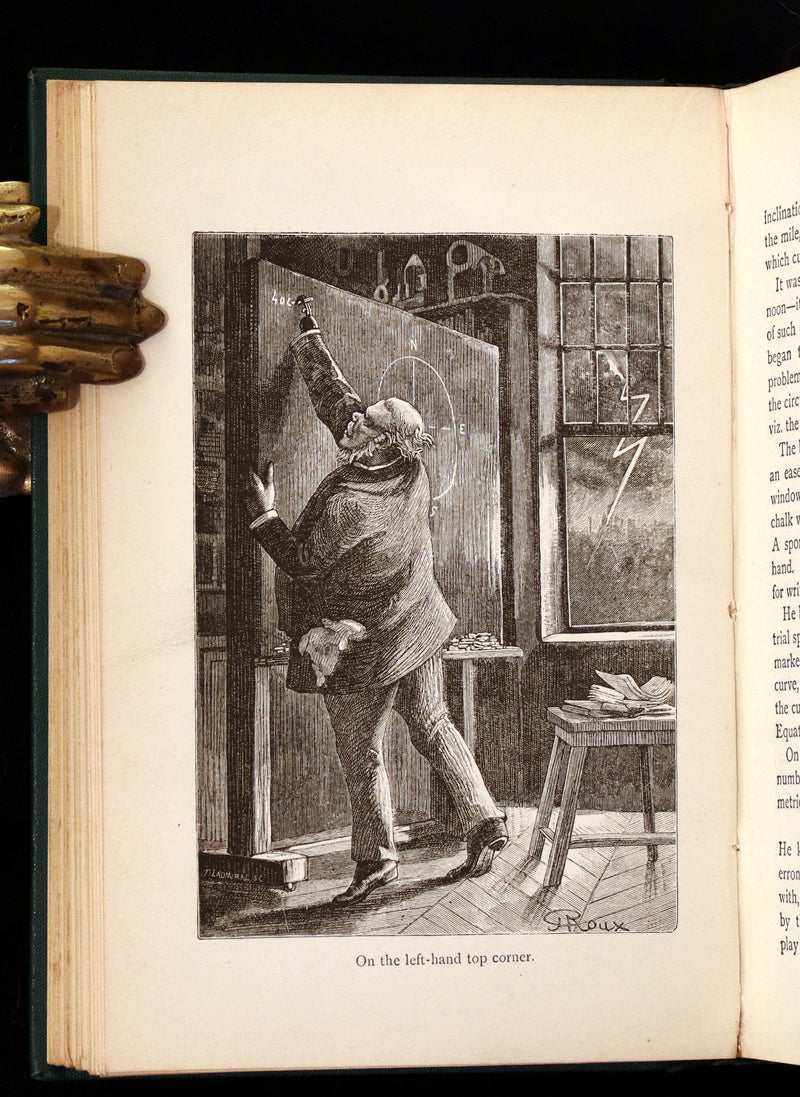 1894 Rare Book - The Purchase of the North Pole by Jules Verne. Illustrated.