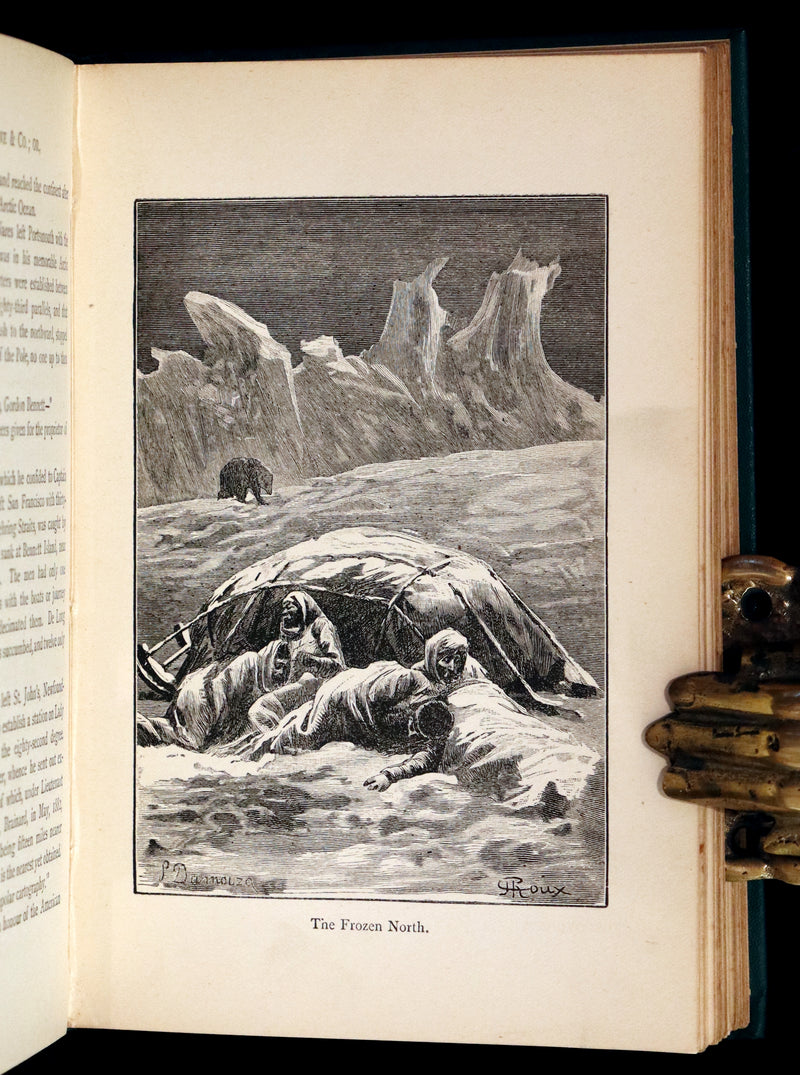 1894 Rare Book - The Purchase of the North Pole by Jules Verne. Illustrated.