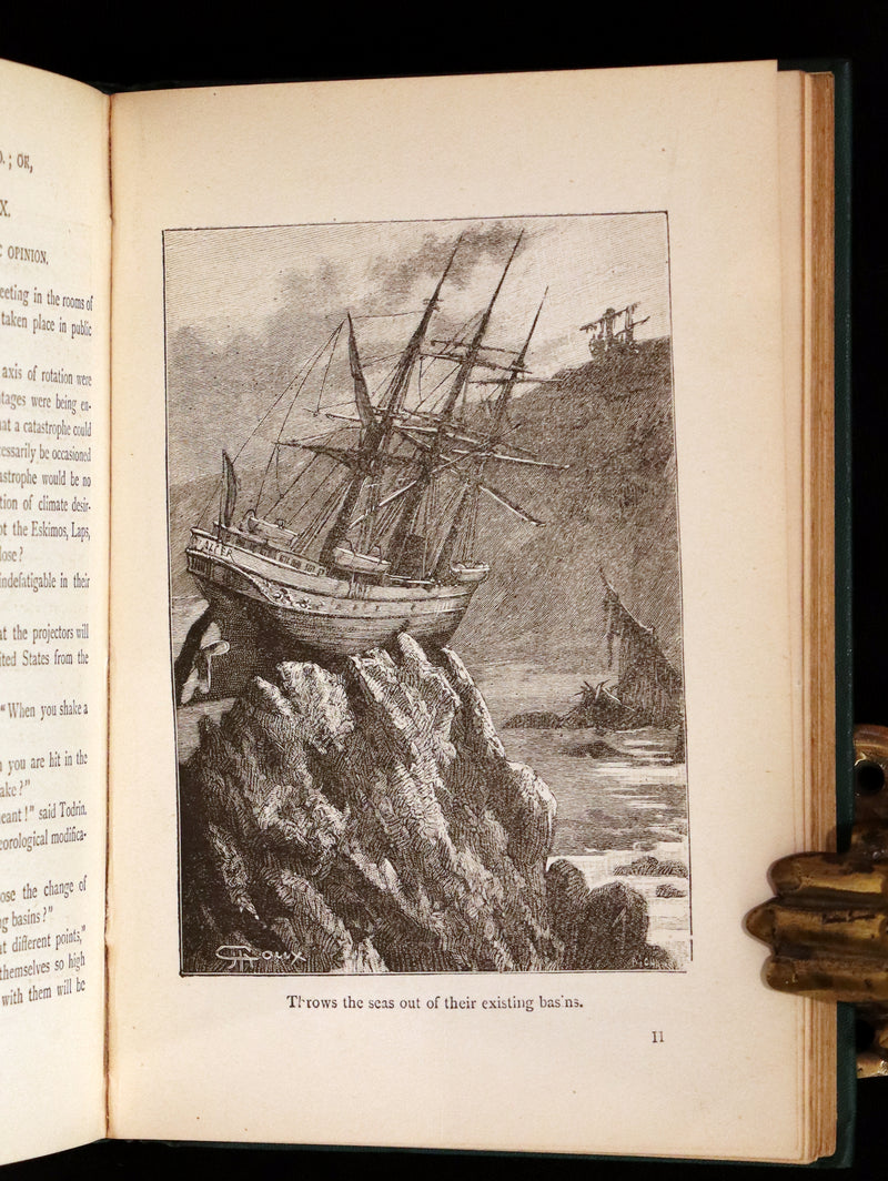 1894 Rare Book - The Purchase of the North Pole by Jules Verne. Illustrated.