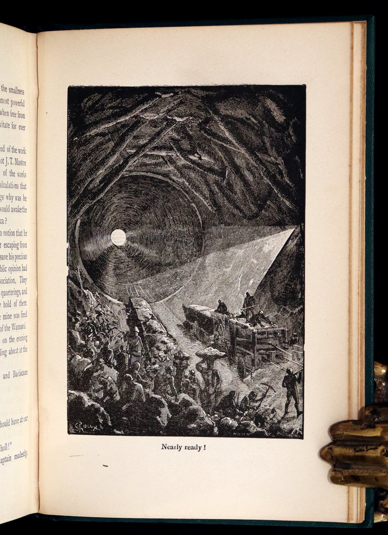 1894 Rare Book - The Purchase of the North Pole by Jules Verne. Illustrated.