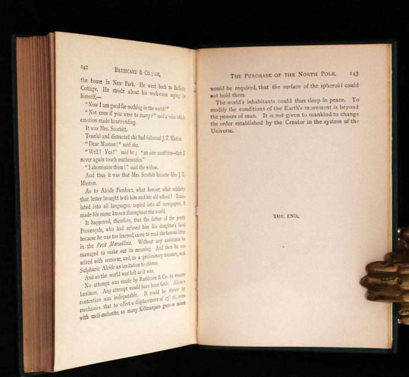 1894 Rare Book - The Purchase of the North Pole by Jules Verne. Illustrated.