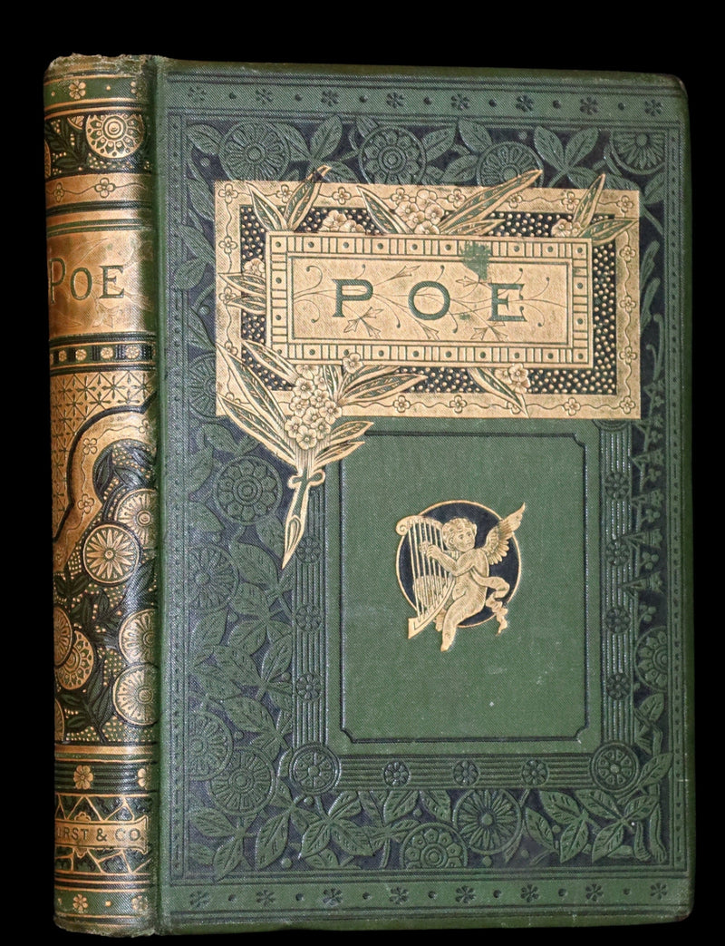 1882 Rare Book - Poems of EDGAR ALLAN POE with a full and impartial Memoir of the Poet.