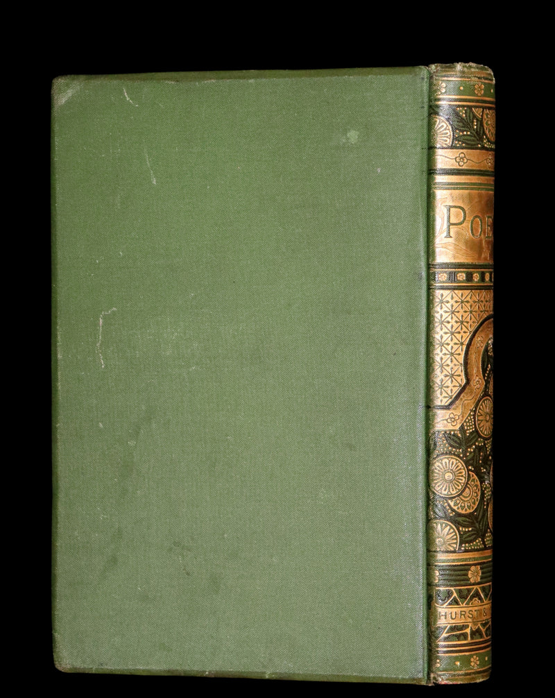1882 Rare Book - Poems of EDGAR ALLAN POE with a full and impartial Memoir of the Poet.