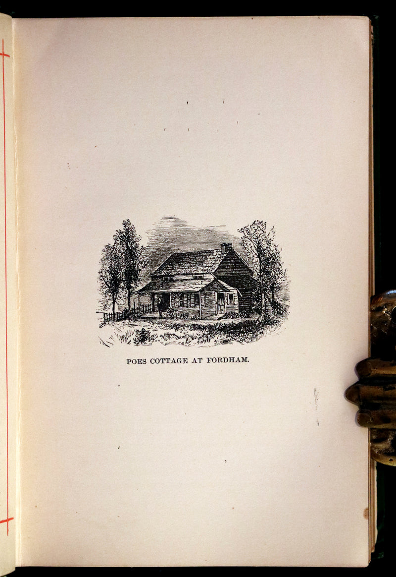 1882 Rare Book - Poems of EDGAR ALLAN POE with a full and impartial Memoir of the Poet.