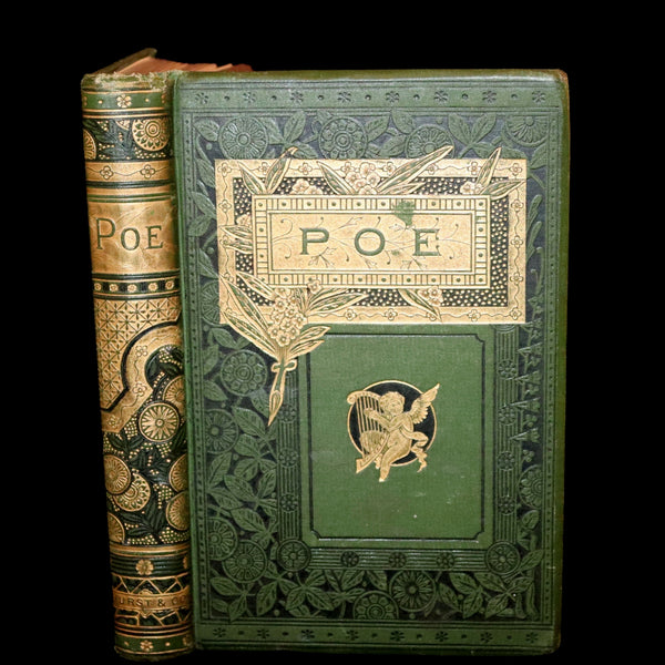 1882 Rare Book - Poems of EDGAR ALLAN POE with a full and impartial Memoir of the Poet.
