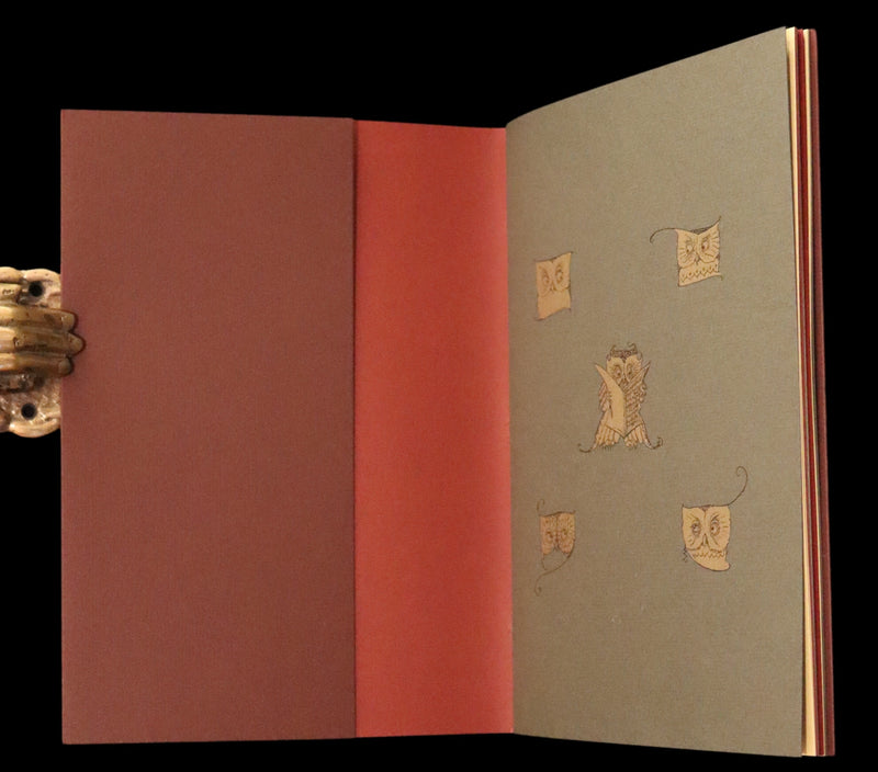 2012 Scarce Signed First Edition - Full Moon Eyes, An Ode to the Wisdom and Forbearance of Owls by Charles Van Sandwyk.