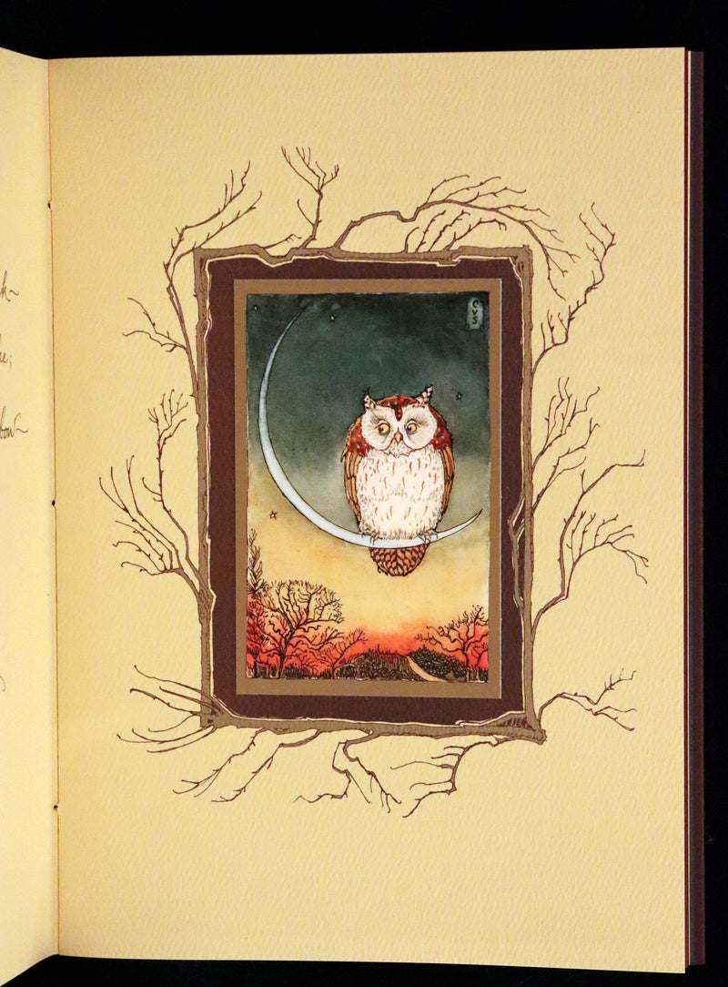2012 Scarce Signed First Edition - Full Moon Eyes, An Ode to the Wisdom and Forbearance of Owls by Charles Van Sandwyk.