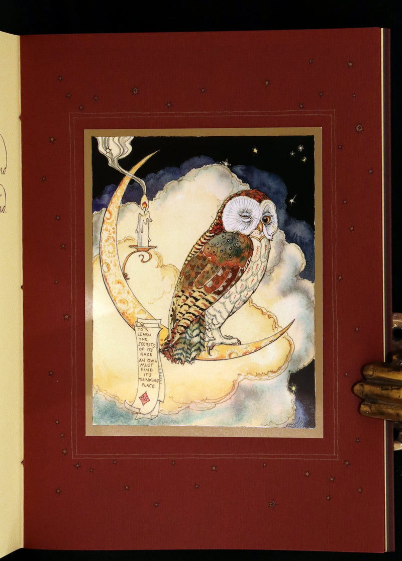 2012 Scarce Signed First Edition - Full Moon Eyes, An Ode to the Wisdom and Forbearance of Owls by Charles Van Sandwyk.