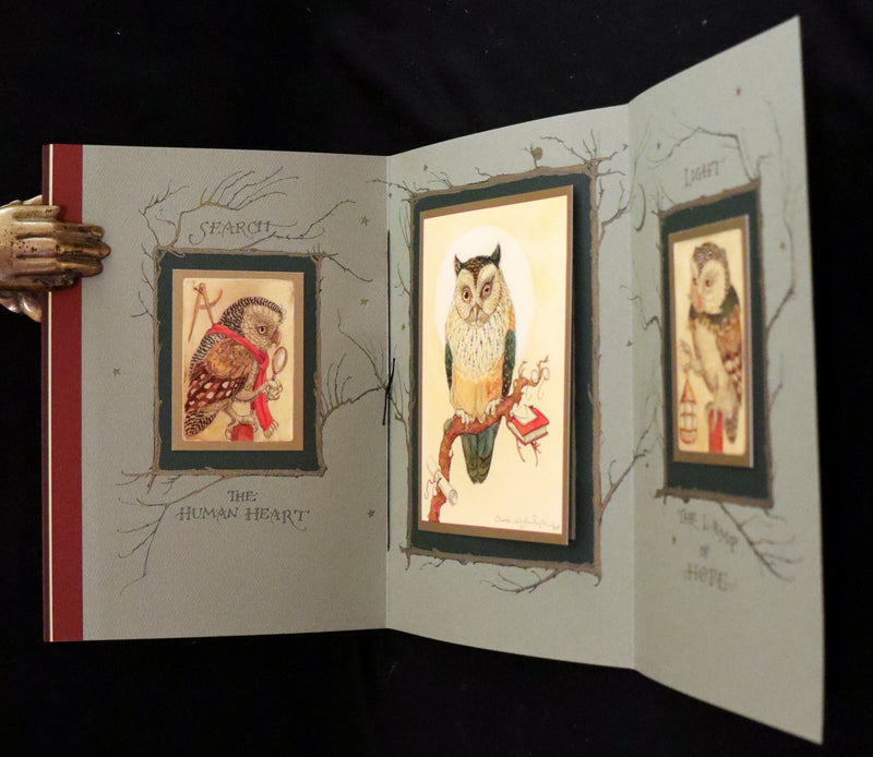 2012 Scarce Signed First Edition - Full Moon Eyes, An Ode to the Wisdom and Forbearance of Owls by Charles Van Sandwyk.