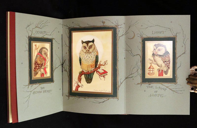 2012 Scarce Signed First Edition - Full Moon Eyes, An Ode to the Wisdom and Forbearance of Owls by Charles Van Sandwyk.