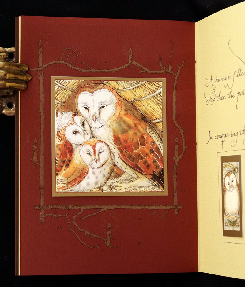 2012 Scarce Signed First Edition - Full Moon Eyes, An Ode to the Wisdom and Forbearance of Owls by Charles Van Sandwyk.