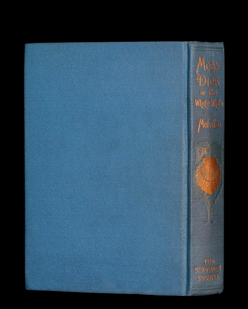 1925 Rare Book - MOBY DICK or The White Whale by Herman Melville illustrated by Augustus Burnham Shute.