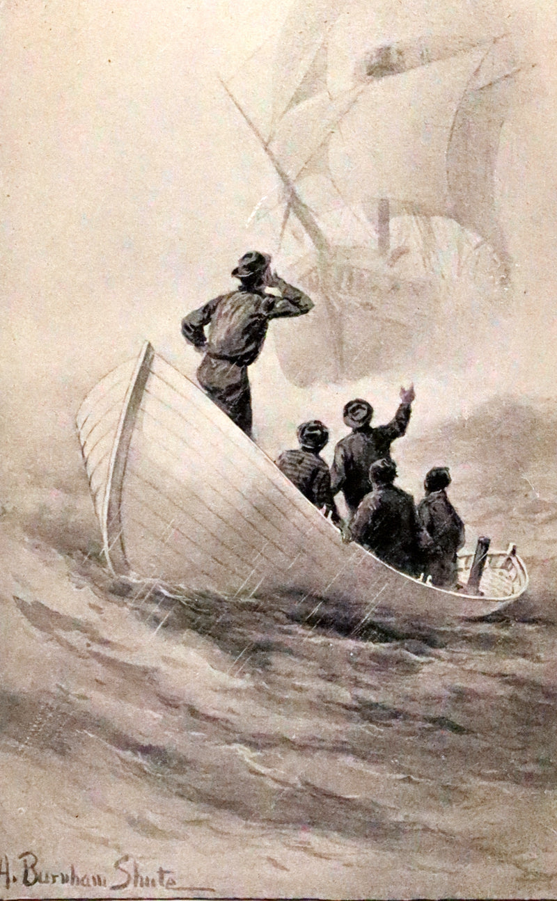 1925 Rare Book - MOBY DICK or The White Whale by Herman Melville illustrated by Augustus Burnham Shute.