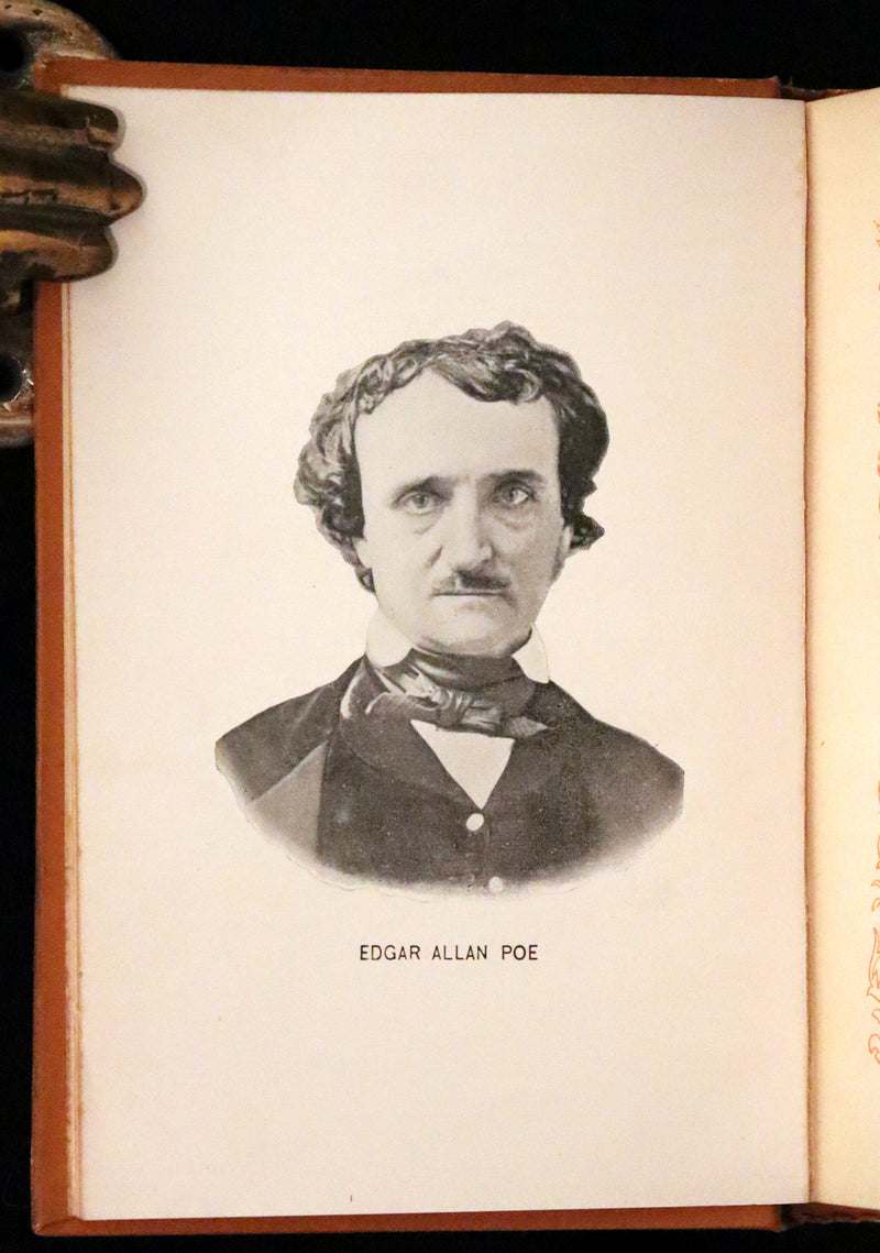 1895 Rare Book - Poems by Edgar Allan POE Illustrated (The Raven, The Haunted Palace, Lenore, ...).