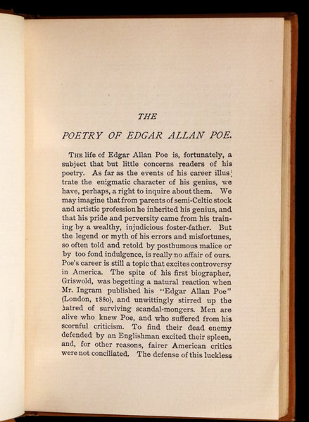 1895 Rare Book - Poems by Edgar Allan POE Illustrated (The Raven, The Haunted Palace, Lenore, ...).