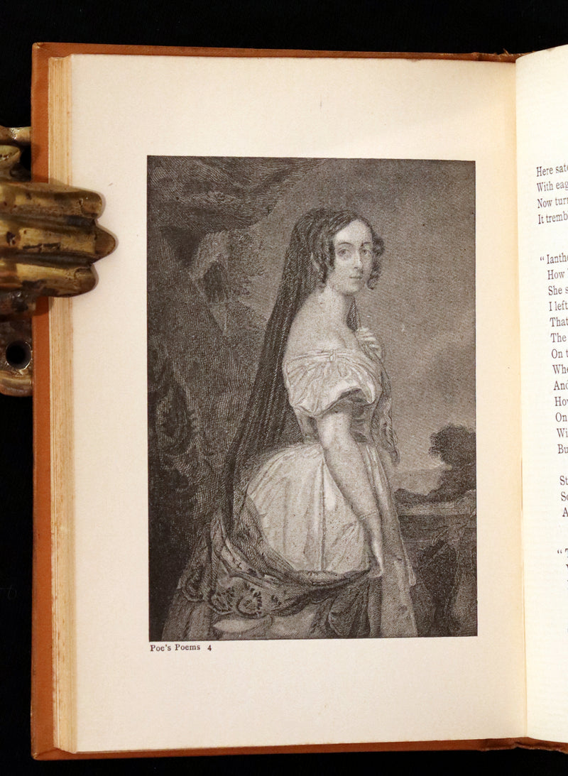 1895 Rare Book - Poems by Edgar Allan POE Illustrated (The Raven, The Haunted Palace, Lenore, ...).
