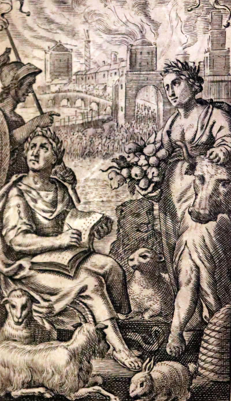 1664 Scarce Latin vellum Book - VIRGIL Works - P. Virgilius Maro (Aeneid, Georgics, etc)