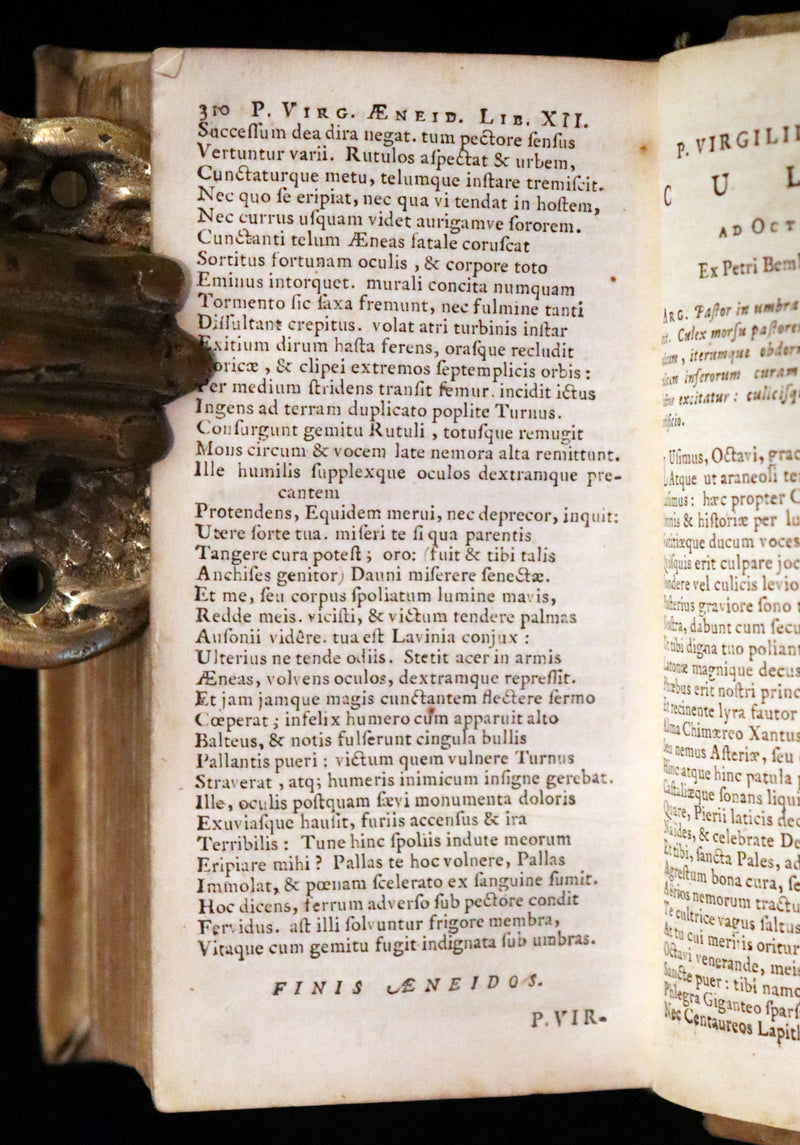 1664 Scarce Latin vellum Book - VIRGIL Works - P. Virgilius Maro (Aeneid, Georgics, etc)