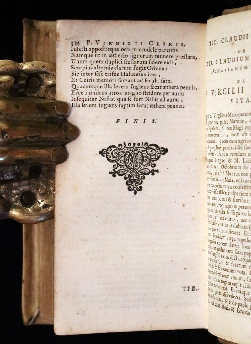 1664 Scarce Latin vellum Book - VIRGIL Works - P. Virgilius Maro (Aeneid, Georgics, etc)