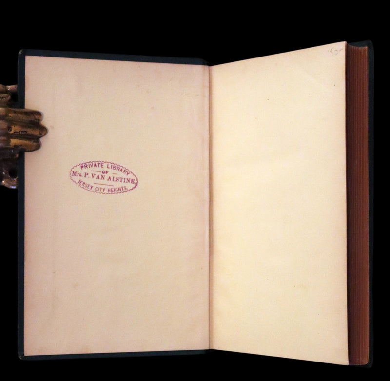 1872 Rare Book - Poems by Edgar Allan Poe. Complete with an Original Memoir. (The Raven, Lenore, Ulalume, ...).