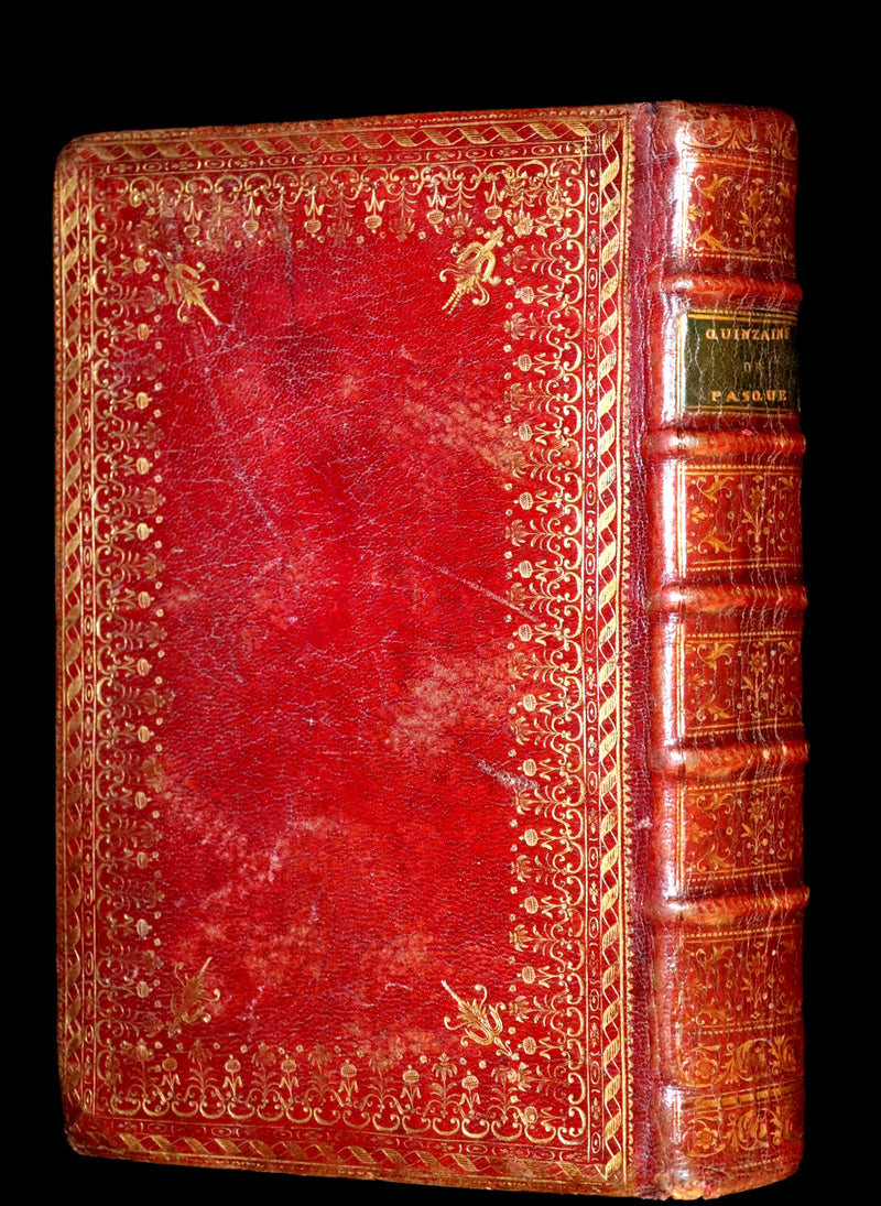 1774 Scarce French Latin Easter Prayer Book – Office de la Quinzaine de Paques