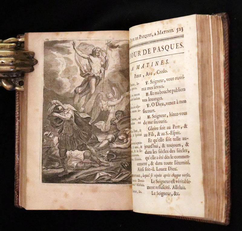 1774 Scarce French Latin Easter Prayer Book – Office de la Quinzaine de Paques