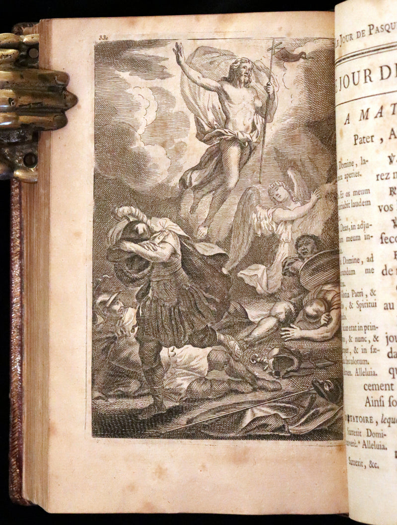 1774 Scarce French Latin Easter Prayer Book – Office de la Quinzaine de Paques