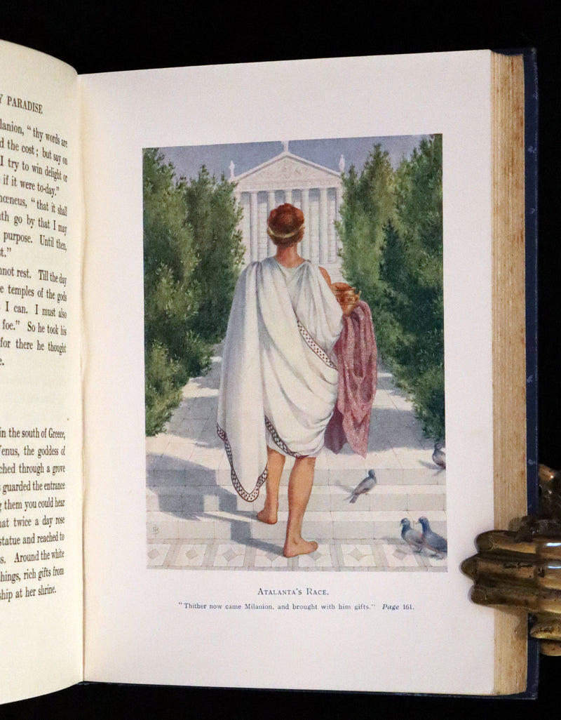 1913 Rare 1st illustrated edition by Isabel Bonus - Tales From The Earthly Paradise by Pre-Raphaelite William Morris.