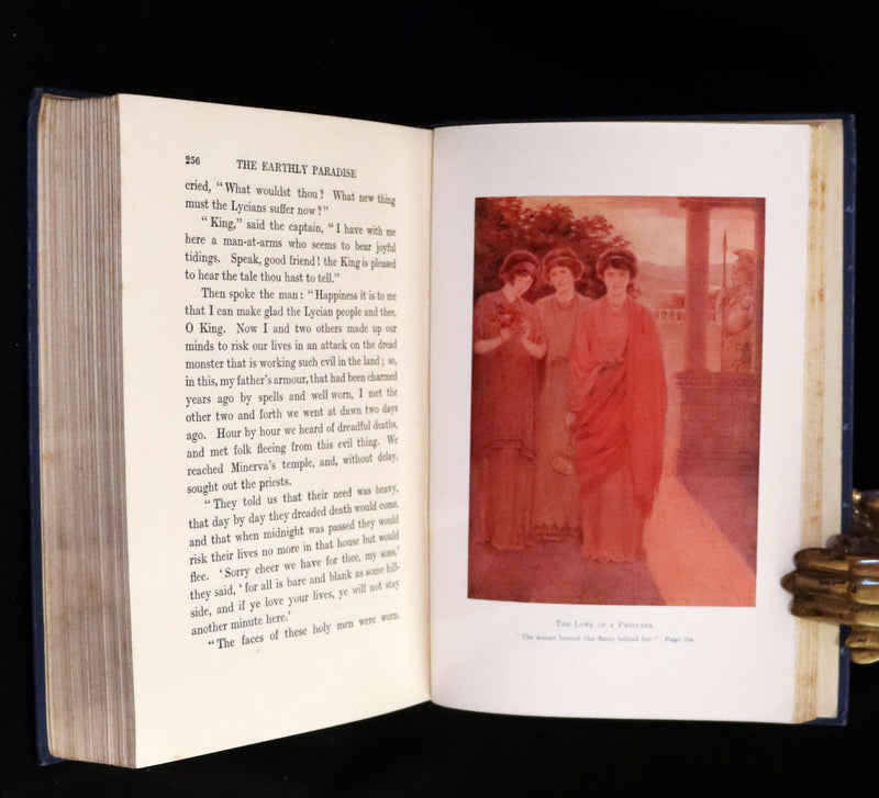 1913 Rare 1st illustrated edition by Isabel Bonus - Tales From The Earthly Paradise by Pre-Raphaelite William Morris.