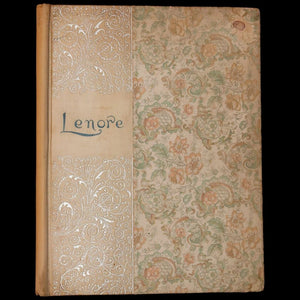 1885 Scarce Victorian Book - LENORE by Edgar Allan POE, First Illustrated edition by Henry Sandham.